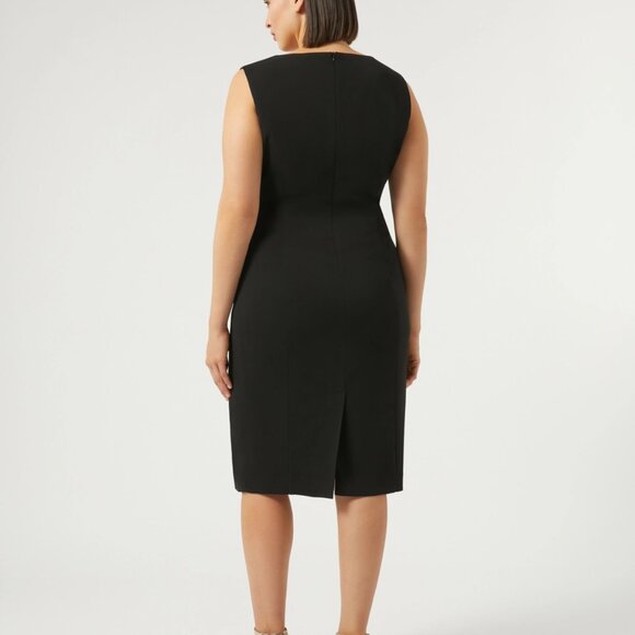 NWT: Marina Rinaldi Cady Sheath Dress - Picture 5 of 5